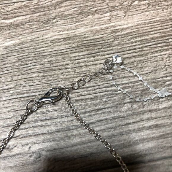 2/$20 Diamond crystal rhinestone silver Bow Star bracelet - Picture 5 of 7